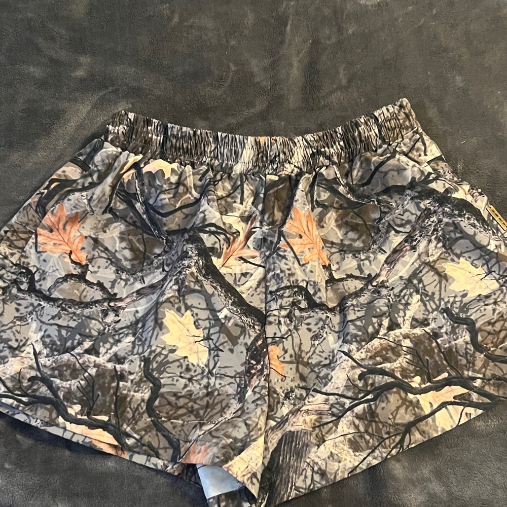 SHEIN Camouflage Print Athletic Shorts